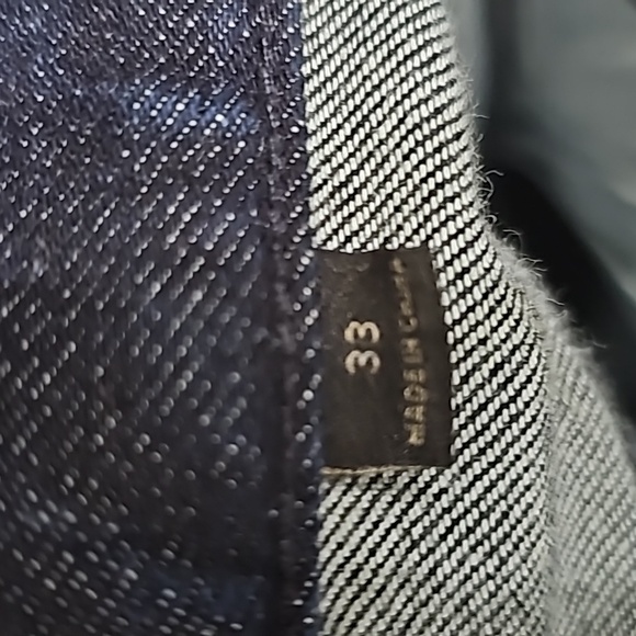 JOHN VARVATOS dark denim jeans sz 33 Bowery Slim Straight - Picture 7 of 9